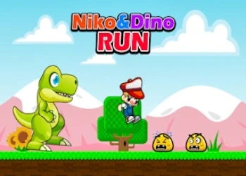 Niko and Dino Run - Free dinosaur Game | PlotyGames